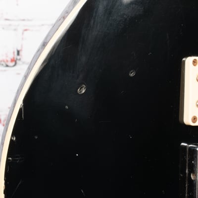 Washburn Hawk Wing Series Vintage Electric Guitar, Black x0291 (USED) image 12
