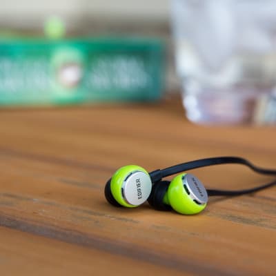 Edifier P293 In-ear Headset - Earbud Headphones IEM In Ear Monitor Headphone - Green image 2
