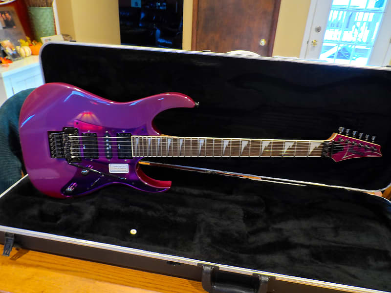 Vintage 93 1993 IBANEZ RG550 GUITAR LTD PURPLE NEON MIJ