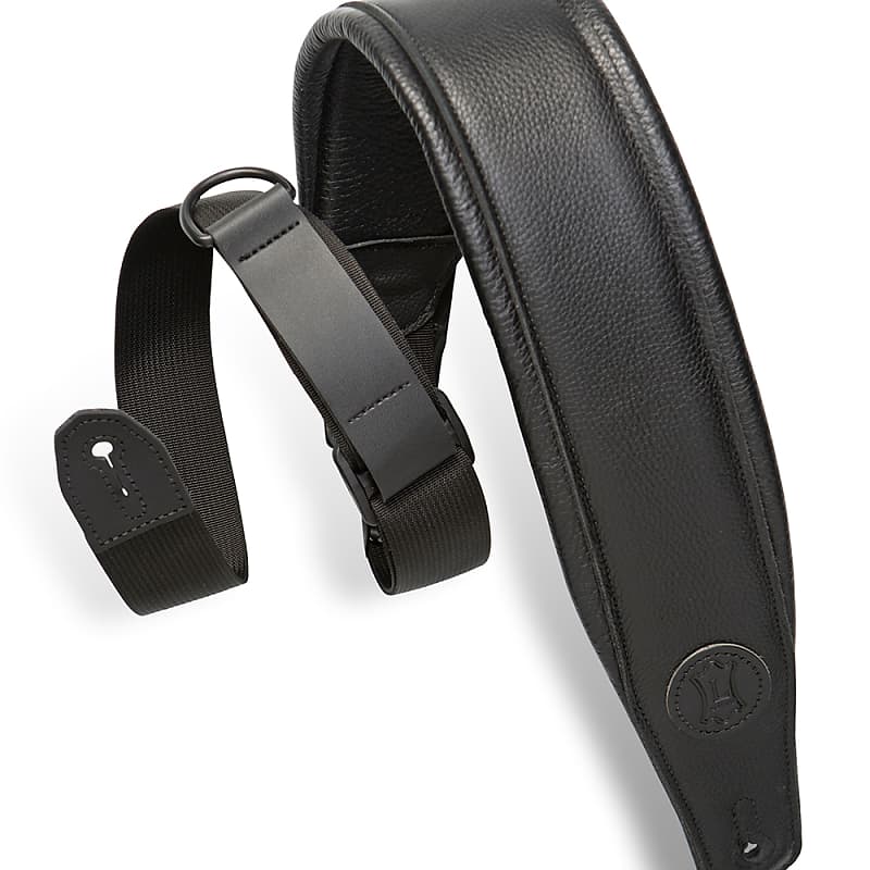 Levy's MRHGP 3.5" Right Height Garment Padded Leather Guitar Strap image 1