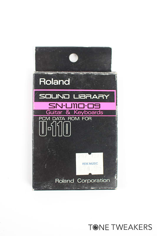 Roland U-110 SN-U110-09 Guitars Keyboards PCM Data ROM Card VINTAGE GEAR DEALER image 1