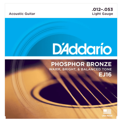 D'Addario EJ17 Phosphor Bronze Acoustic Guitar Strings - .013-.056 Medium image 4
