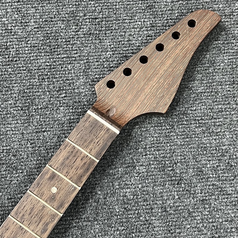 Strat guitar neck made of chicken wing wood 22F Reverb