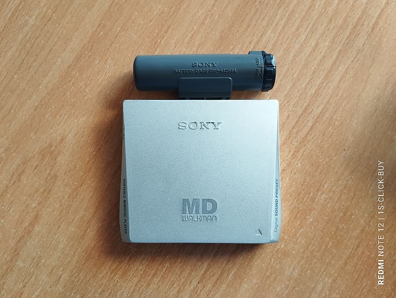 Sony Walkman Portable MD Player MZ E75 silver Confirmed Operation