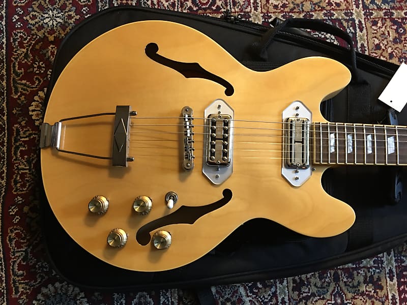 海外個人輸入 Casino Epiphone Couple Pickups Jones TV upgraded with ギター