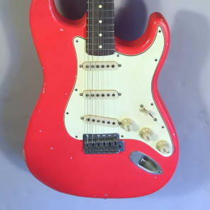 Southern Belle Guitars Relic Stratocaster 2014 Fiesta Red/Rosewood image 1