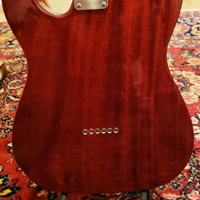 Custom Luthier Built Telecaster 2012 - Spalted Maple over Mahogany.Nitro Lacquer image 6