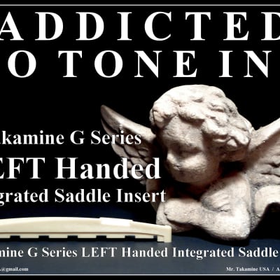 Takamine LEFT Handed G Series Integrated TUSQ Saddle  / OEM Part / Authorized Dealer image 5