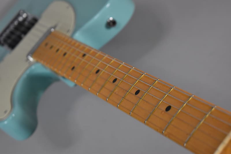 2012 Fender Custom Shop Custom Deluxe Telecaster NOS Daphne Blue w/OHSC image 15
