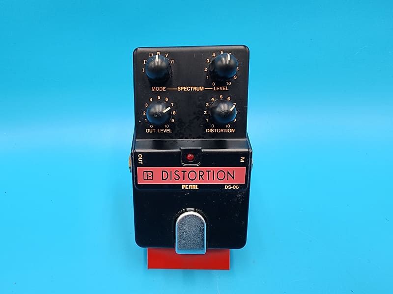 Rare Vintage 1980s Pearl DS-06 Distortion Guitar Effect Pedal Bass MIJ Overdrive image 1