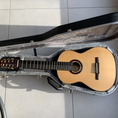 2018 Hanika Natural-PF Custom 7 - Natural Satin | Custom Shop German 7-String Classical Guitar with Monitor Sound Hole | OHSC image 23