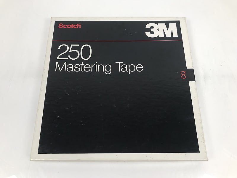 Scotch (3M) 250 audio recording tape 1/4 Metal Reel Aluminum Take