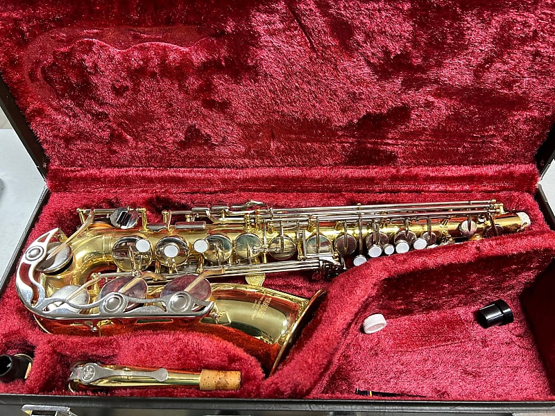 YASUSAN様 Yamaha YAS-21 Alto Saxophone with Hard Case (Purple Logo) | eBay