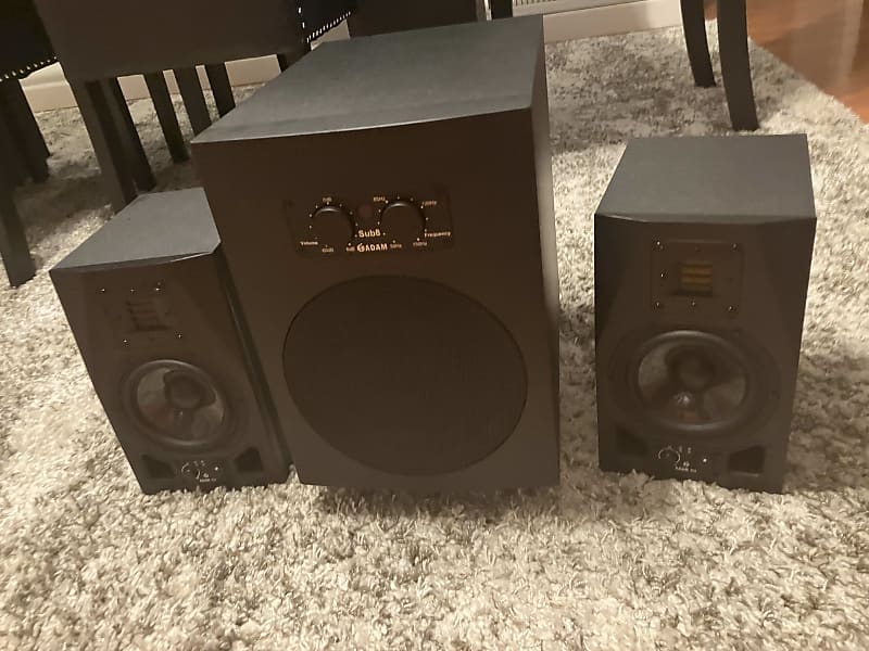 ADAM Audio A5X pair + Sub8 + Cabling | Reverb