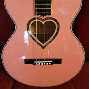 JJ Heart JJC-HRTKIT-PPK Acoustic Guitar With Gig Bag | Reverb
