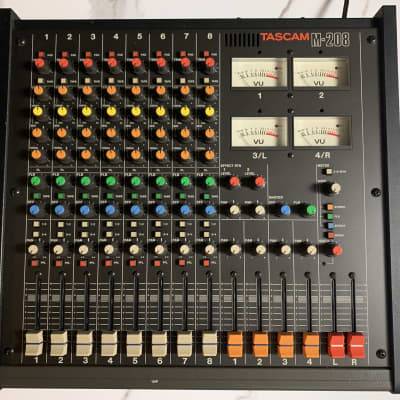 TASCAM M-208 アナログミキサー ヴィンテージ タスカム TASCAM M-208 8ch アナログミキサー 80s タスカム ビンテージ