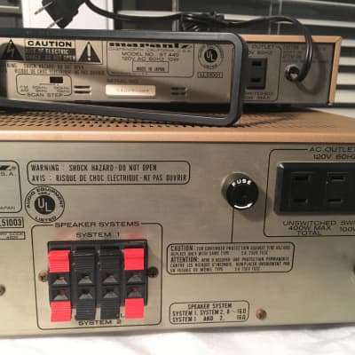 Marantz Marantz PM 54 Amplifier And Stereo Synthesized Tuner St440 Bundle 1985-1995 image 8