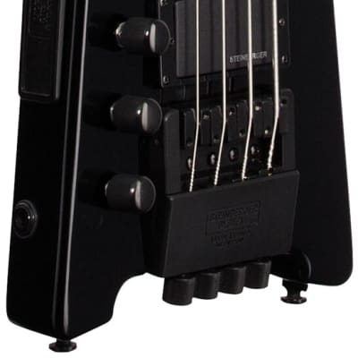 Steinberger Spirit XT-2 Standard Electric Bass, Left-Handed (with Gig Bag), Black image 8
