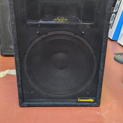 Matched Pair! 1996 Community CSS35-S2 Passive (Not Powered) 15" & Horn Main Speakers - Look Really Good - Sound Excellent! image 2