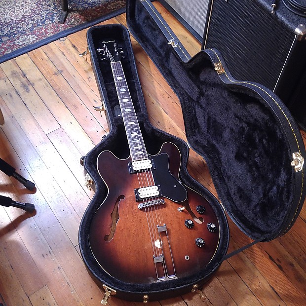 Epiphone Riviera 1980-1981 Matsumoku Tobacco Burst w/Hard Epiphone Riviera 1980-1981 Matsumoku Tobacco Burst w/Hard