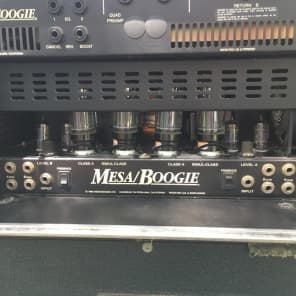 Mesa Boogie Quad Preamp/Simul-Class Stereo 295 Power Amp 1987 Black image 14