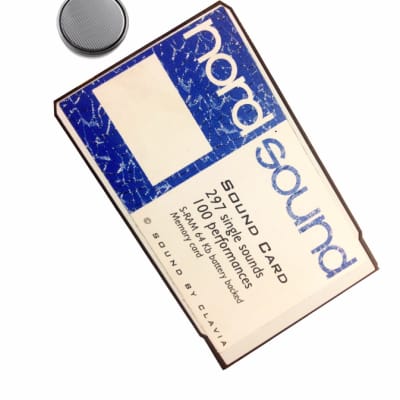 Replacement BATTERY for Nord RAM Memory Sound Cards: Lead, Lead 2, Rack 2