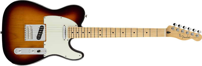 Fender Player Telecaster Electric Guitar Maple FIngerboard 3-Color Sunburst image 1