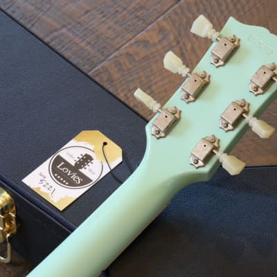 MINTY! 2019 Gibson Limited Edition Custom ’61/’59 Fat Neck Les Paul SG Standard VOS Kerry Green + COA OHSC & Video Demo image 20