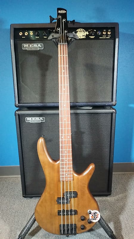 Ibanez Gsr200b Gio Series 4 String Electric Bass Walnut Reverb 2288