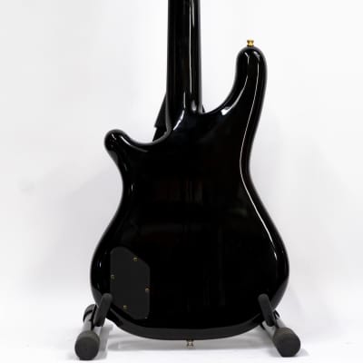 1989 Kawai Rockoon KRB-90 Neckthrough PJ Bass - MIJ - Transparent Black image 2