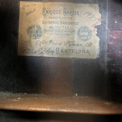 Enrique Garcia Signed No. 244 1921 - French Polish image 19