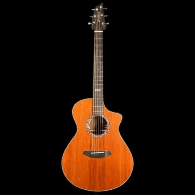 Breedlove Legacy Concert CE Acoustic-electric Guitar - Natural Sinker Redwood/East Indian Rosewood w/Case - Used image 3