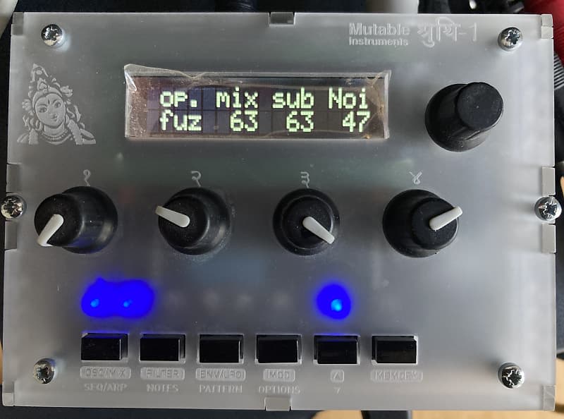 Mutable Instruments Shruti synth FM wavetable LSF-K1 analog stereo filter image 1