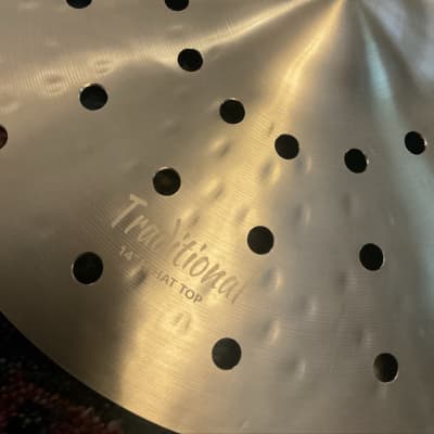 (MINT) Aisen 14” Traditional Hi-Hat Cymbals, Pair (w/ Holy Top Cymbal) image 5