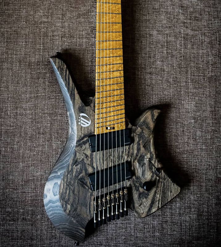 Overload Custom Guitars Themis Multiscale 8 2020 Satin Dark