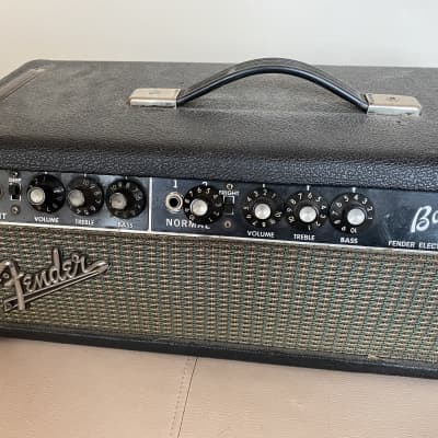 Fender Bassman 2-Channel 50-Watt Guitar Amp Head 1964' Black Panel image 3