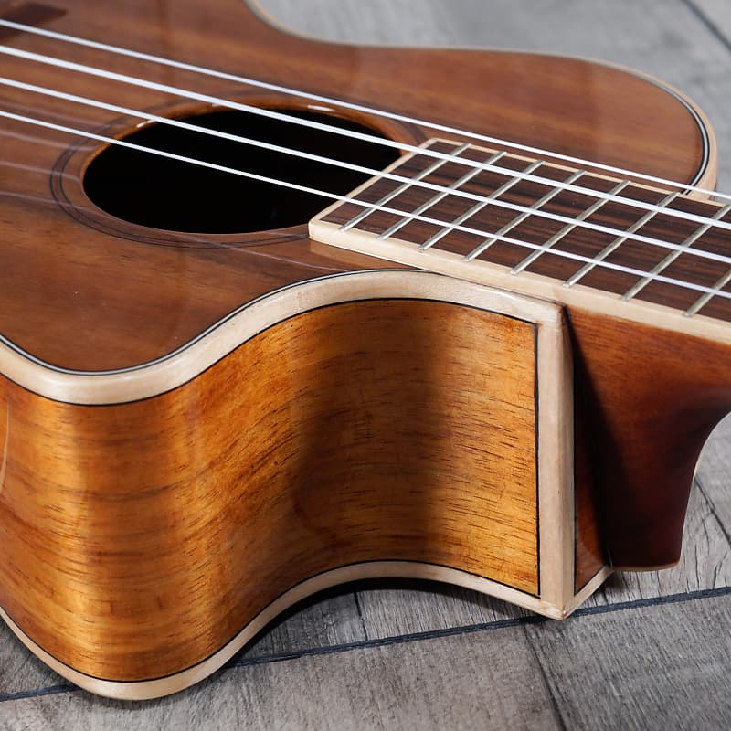 Kala KA-KTGE-C Hawaiian Koa 'Tenor' Electro Cutaway Ukulele | Reverb