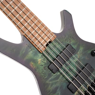 Cort Space 5 Headless Bass - Star Dust Green image 6
