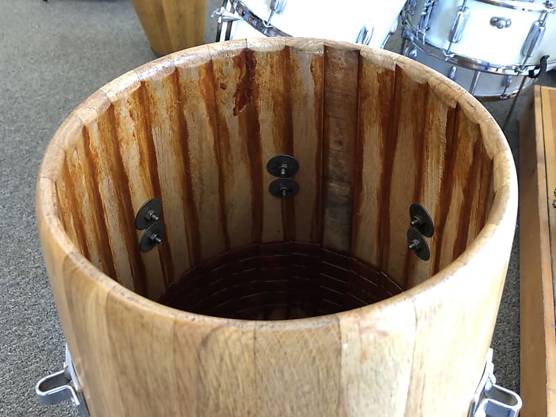 コンガ　ビンテージ　VALJE DRUMS？ Vintage 1960s Original Valje Conga and Quinto Hand Drum pair