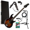 Yamaha BB434 Electric Bass Guitar - Brown Sunburst COMPLETE BASS BUNDLE