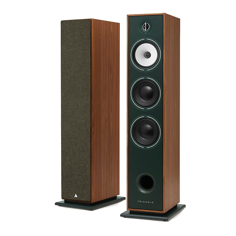 Triangle Borea BR08 Floorstanding Speaker, Oak Green  			