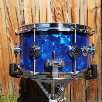 DW USA Collectors Series - Blue Moonstone 6.5 x 13" Pure Maple Snare Drum (2023) image 2