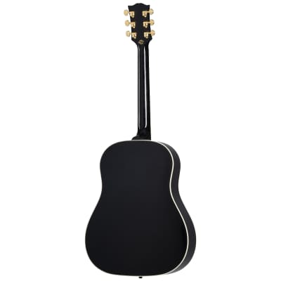 Gibson J-45 Custom Acoustic Guitar - Ebony image 3