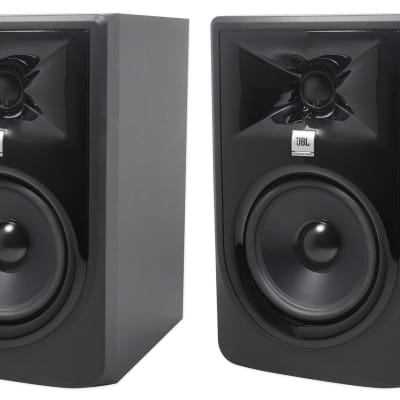 (2) JBL 305P MkII 5" 2-Way Active Powered Studio Reference Monitors Speakers image 1