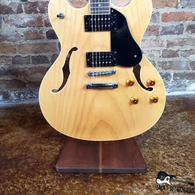 Washburn HB-30 Hollowbody Electric Guitar w/ OHSC (2000s, Natural Maple) image 6