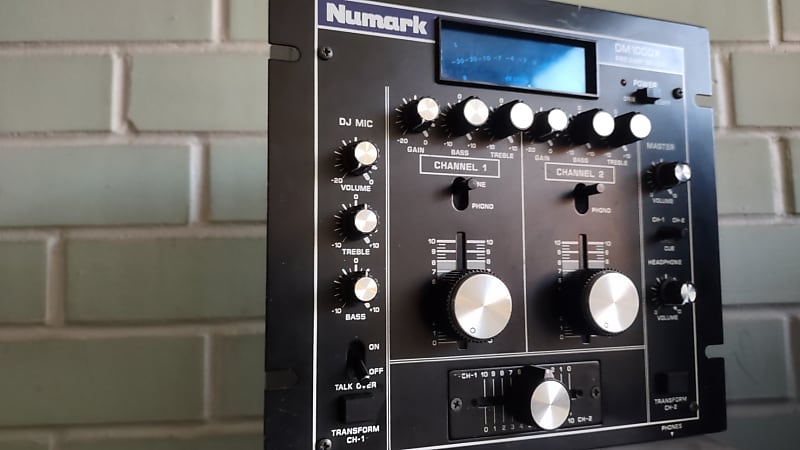 Numark DM-1000X-R 2 Channel Custom Rotary Preamped with Rotary cross fader