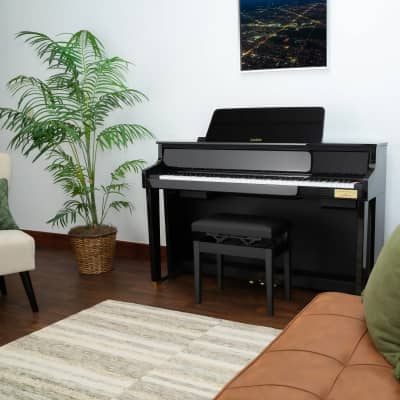 Casio Celviano Grand Hybrid GP-510 Digital Piano - Black Polish