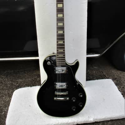Sekova LP Style Guitar,  Early 70's, Made In Korea,  Black Finish,  Sounds Great, "Player" for sale