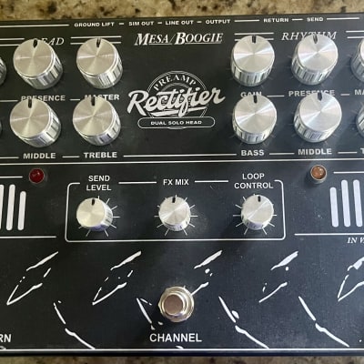 A.S. Rev G Mesa Dual Rectifier Floor 3x 12AX7 Preamp Tube FX