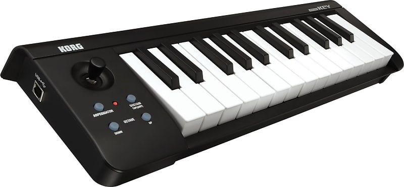 Korg MicroKey2 Compact MIDI/USB Keyboard Black - 25 Key image 1